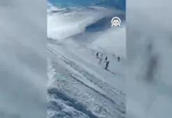 Palandöken Kayak Merkezi'nde çığ meydana geldi