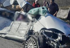 Giresun'da feci kaza! 4 kişi olay yerinde hayatını kaybetti