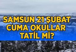 SAMSUN OKULLAR TATİL EDİLDİ Mİ? Samsun il genelinde 21 Şubat Cuma okullar tatil edildi mi? Samsun Valiliği açıkladı