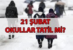 SON DAKİKA BUGÜN OKULLAR TATİL Mİ? ❄️ 21 ŞUBAT 2025 CUMA hangi il ve ilçelerde okullar tatil? İşte, Valilik açıklamaları...