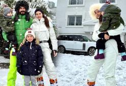 Lüks evini gören bir daha baktı! Büyüleyen kar manzarasını paylaştı