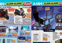 ŞUBAT AYI SON A101 KATALOĞU SATIŞTA! A101 Aldın Aldın 27 Şubat Perşembe aktüel kataloğunda bu hafta hangi ürünler satışa çıktı? Termostatlı Fırın, Filtre Kahve Makinesi, Ankastre Set, Buhar Kazanlı Ütü, Akıllı Tartı...