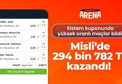 Sistem kuponunda yüksek oranlı maçlar bildi, Misli’de 294 bin 782 TL kazandı!