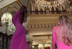 Wanda Nara'nın İstanbul çıkarması! 'Yılın kadını' ödülünü aldı elbisesi dikkat çekti