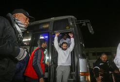 Konvoyda kriz: 641 Filistinli serbest