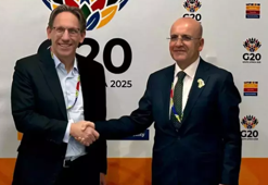 Bakan Şimşek, Alman mevkidaşıyla bir araya geldi