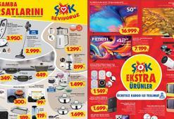 YEPYENİ ŞOK AKTÜEL KATALOĞU 26 Şubat-4 Mart) 🎈 ŞOK Market Cumartesi Fırsatları kataloğu satışa çıktı! Tak Çıkar Kulplu Tava Seti, Katlanabilir Masa, Yer Sofrası, Buharlı Temizlik Makinesi...