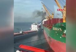 Bursa'da korkutan anlar! Gemiler çarpıştı