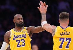 LeBron James'le Luka Doncic'in iş birliği Los Angeles Lakers'a galibiyeti getirdi