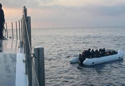 İzmir açıklarında 36 düzensiz göçmen yakalandı