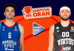 Anadolu Efes’in Virtus Bologna'yı ağırladığı kritik maç canlı yayın ve Şampiyon Oranlar ile Misli'de