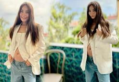 Günler önce anne olmuştu! Hamilelik kilolarına veda etti, incecik kaldı.. İşte zayıflama sırrı