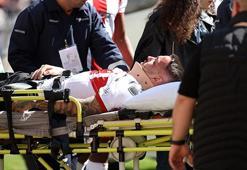 Sivasspor'da Rey Manaj ve Veljko Simic hastaneye kaldırıldı! Ambulans iki kez sahaya girdi