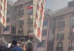 Esenyurt'ta 4 katlı binada korkutan yangın! Mahsur kalanlar var