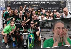 Özge Kırdar 39 yaşında Portekiz Kupası'nı kazandı! Göz yaşlarıyla anlattı