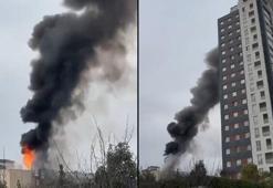 Ataşehir'de AVM'de korkutan yangın söndürüldü!