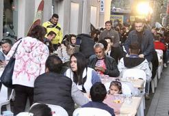 Rangers maçı öncesi Fenerbahçe taraftarları iftarda buluştu!