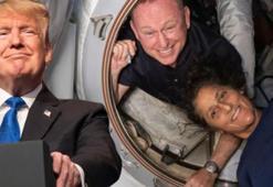Trump 'Belki âşık olurlar' demişti! 9 aydır uzayda mahsurlar, inişleri sedyeyle olacak