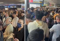 Polnet arızası havalimanında uzun kuyruklara neden oldu