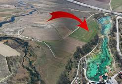 'Bozkırın ortasındaki vaha' görüntülendi: Tam bir mavi cennet