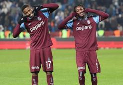 Trabzonspor'da gol ile asistler Banza ve Cham'dan!