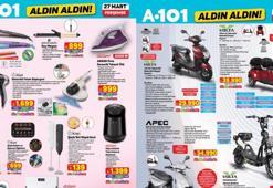 YEPYENİ A101 İNDİRİM KATALOG FIRSATI! A101 aktüel 27 Mart 2025 kataloğu ile bu hafta A101'de neler var? Moped, Saç Maşası, Laptop geliyor!