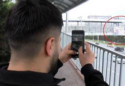 İstanbul'da sürücü ve yayaları şaşırtan pankart: Hayatımda ilk defa gördüm