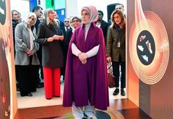 Emine Erdoğan, BM'deki "Sıfır Atık Enstelasyon Sergisi"ni ziyaret etti