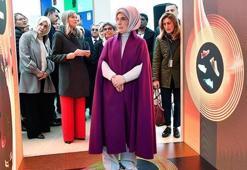 Emine Erdoğan, BM'deki "Sıfır Atık Enstelasyon Sergisi"ni ziyaret etti