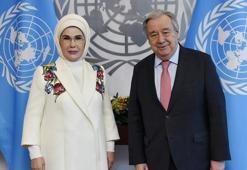 Emine Erdoğan, BM Genel Sekreteri Guterres ile görüştü! Sıfır Atık vurgusu