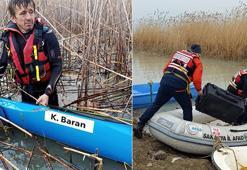 Sapanca Gölü'nde kum fırtınasına yakalanarak kaybolan Kaan Ege’nin kanosu bulundu