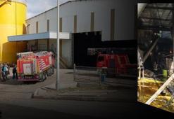 İzmir'de fabrikada patlama! 1 işçi hayatını kaybetti: İşte olay yerinden görüntüler