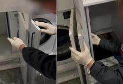 4 yıl tüm hazırlığı bu an için yaptı, başaramadı! Çamaşır makinesinin altında suç tüneli