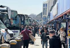 Büyük İstanbul Otogarı'nda bayram yoğunluğu! Ek seferler devrede