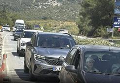 Bayram göçü devam ediyor! Bodrum'a 24 saatte 10 bin araç giriş yaptı