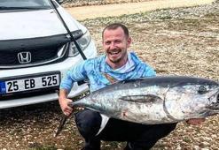 Oltaya takıldı, gözlerine inanamadı: Bu balığı beklemiyordum