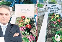 Mezarlık dizi seti oldu! Hayali isim çıkartması mezar taşında unutuldu