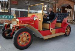 Gören hayran kalıyor... 1925 model otomobilin elektriklisini yaptı