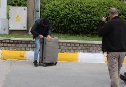 Yer: Aydın! Minibüsten düşen valiz, ekipleri harekete geçirdi