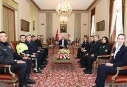 TBMM Başkanı Numan Kurtulmuş Meclis Koruma Daire Başkanlığı personelini kabul etti