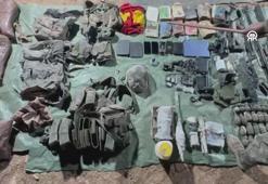 Pençe-Kilit Harekatı bölgesinde terör örgütünün kullandığı mağara tespit edildi