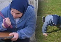 Yeteneği köyde keşfedildi: Günde 600 şınav çekerek hazırlanıyor