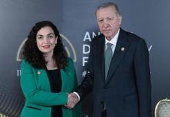 Kosova Cumhurbaşkanı Osmani, Cumhurbaşkanı Erdoğan'a ülkesine verdiği destek için teşekkür etti