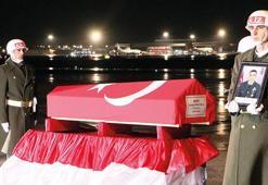 Şehit Nurettin Tokyürek'in naaşı Erzurum'a getirildi