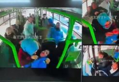 Otobüste büyük panik! Oğlu gözlerinin önünde fenalaştı