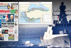 Milliyet'in 'Mavi Vatan derinleşiyor' haberi Yunan basınında!