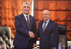 Bakan Bolat, Suriye Ulaştırma Bakanı Bedir ile bir araya geldi