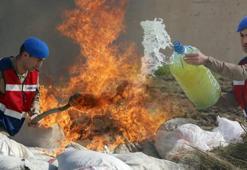 200 litre mazot kullanılarak yakıldı! Değeri tam 10 milyar ilra