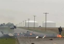 ABD'nin Illinois eyaletinde bir uçak elektrik hatlarına çarpıp düştü: 4 ölü