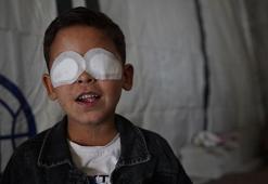 Gazze’de gözünü kaybeden 7 yaşındaki çocuk, tüm görme yetisini kaybedebilir